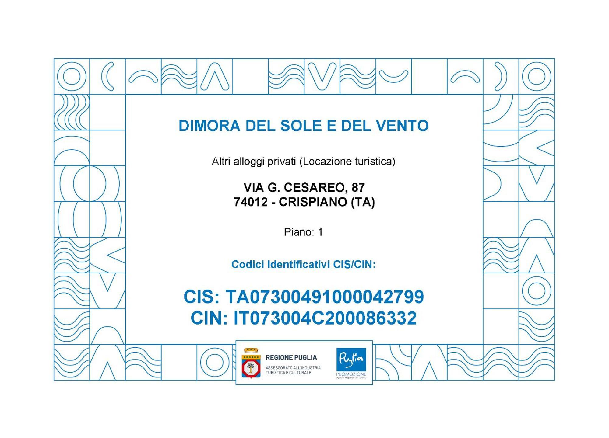 Dimora Del Sole E Del Vento Apartment Crispiano Exterior photo